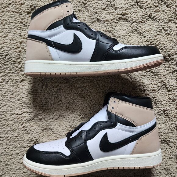 Wmns Air Jordan 1 Retro OG High Latte Brand New Sz 10 - Picture 3 of 10